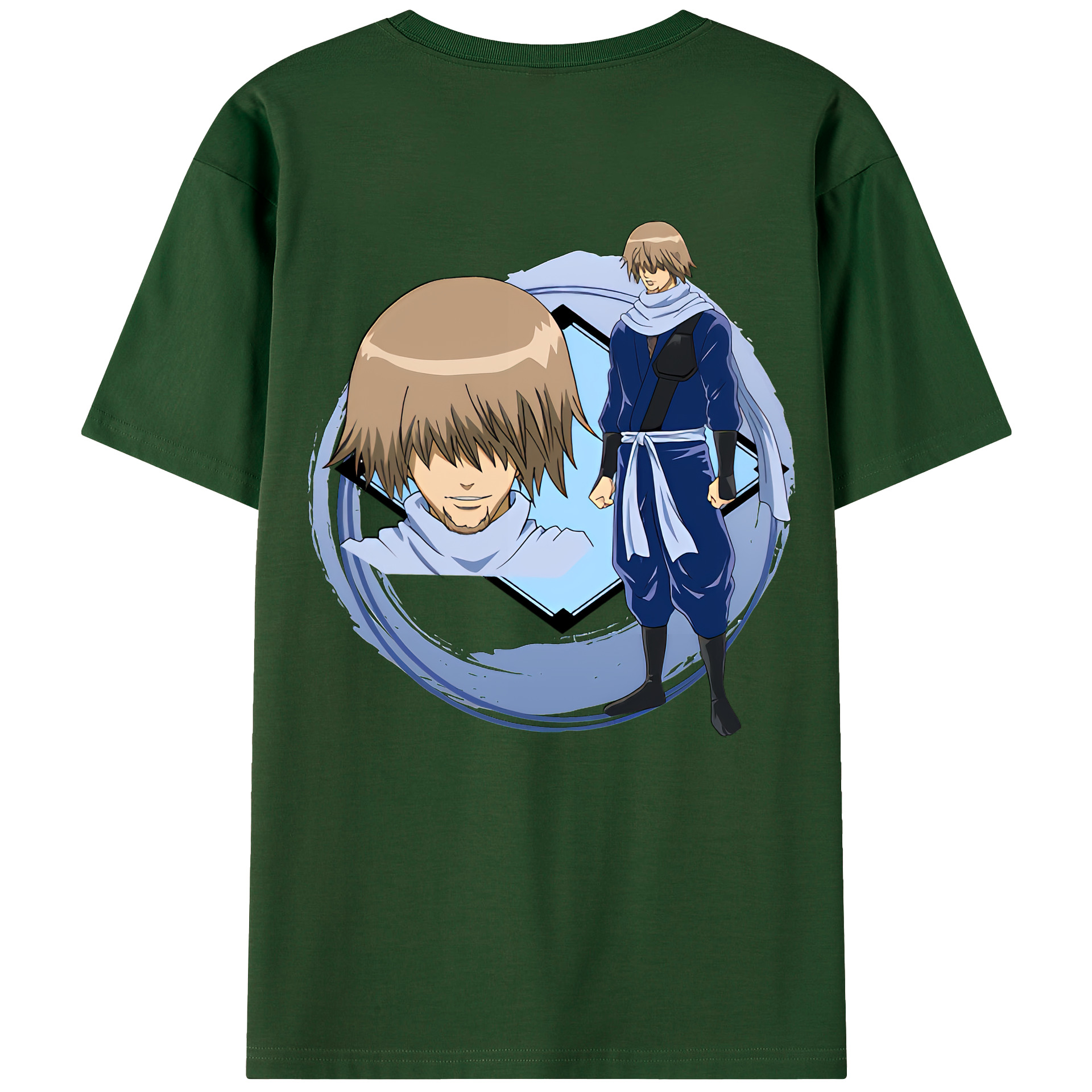 （画像用） ぎんたま 坂田銀時（さかたぎんとき） 神楽 志村新八（しむら しんぱち） GINTAMA Sakata Gintoki Kagura Shimura Shinpachi 綿100％半袖Tシャツ（背面プリント）
